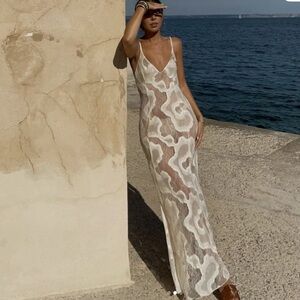 Elegant Sheer Maxi Dress